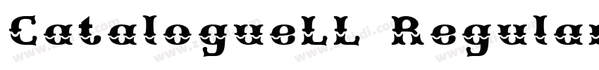 CatalogueLL Regular字体转换